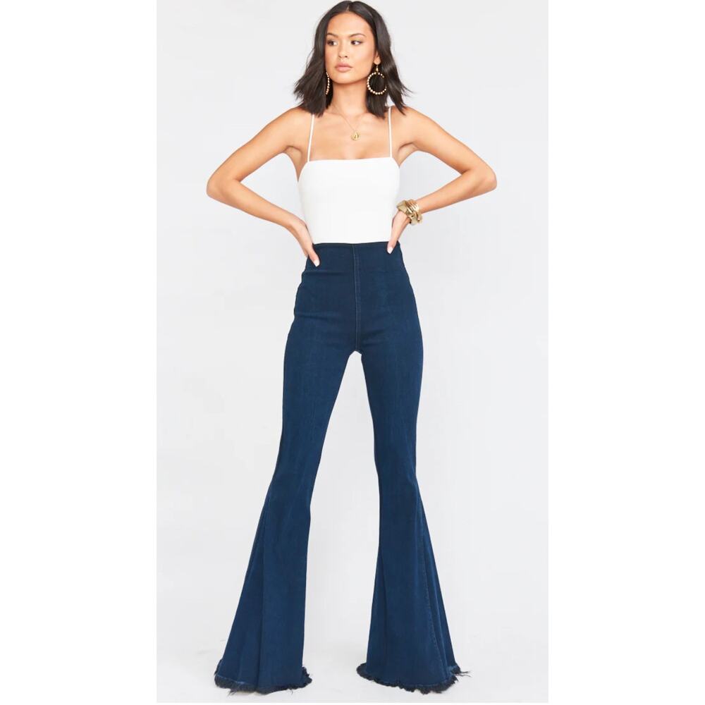 Show Me Your MuMu Dark Blue Flare Jeans
